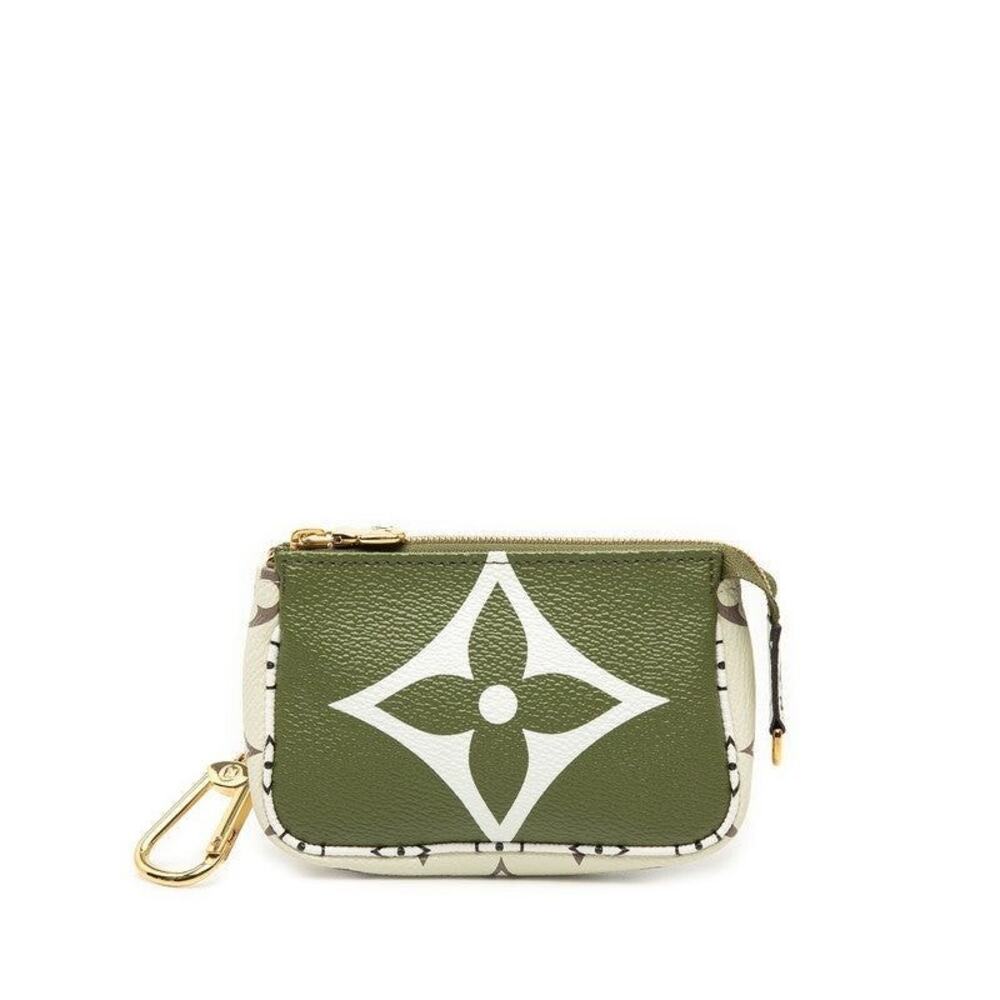 Louis Vuitton Monogram Giant Mini Pochette Accessoires Pouch Beige